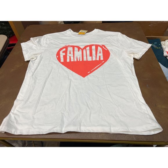 Latino Heritage Month Adult Gender Inclusive Familia Short Sleeve T-Shirt XL - Picture 7 of 7